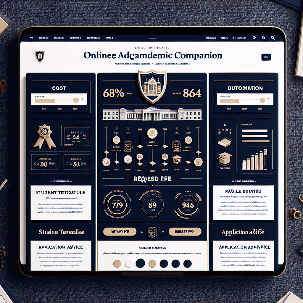 Academic Comparison Platform Image 2